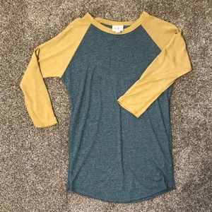 Lularoe XS baseball tee